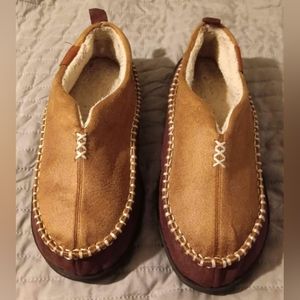 EverFoams Men's Moccasin Slippers Size 10
